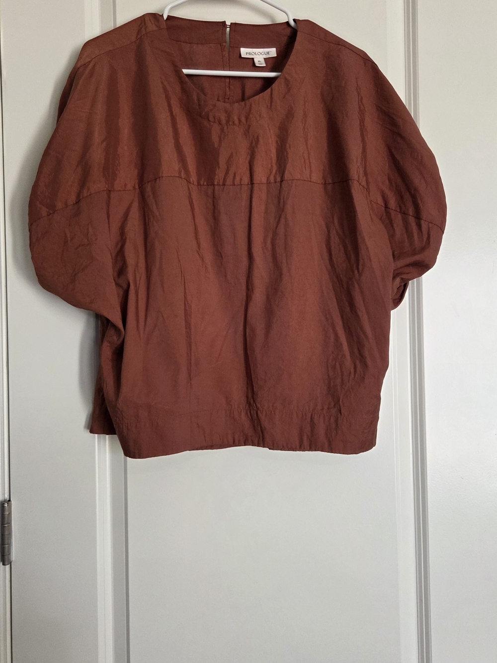 Prologue Burnt Orange Button-Up Top